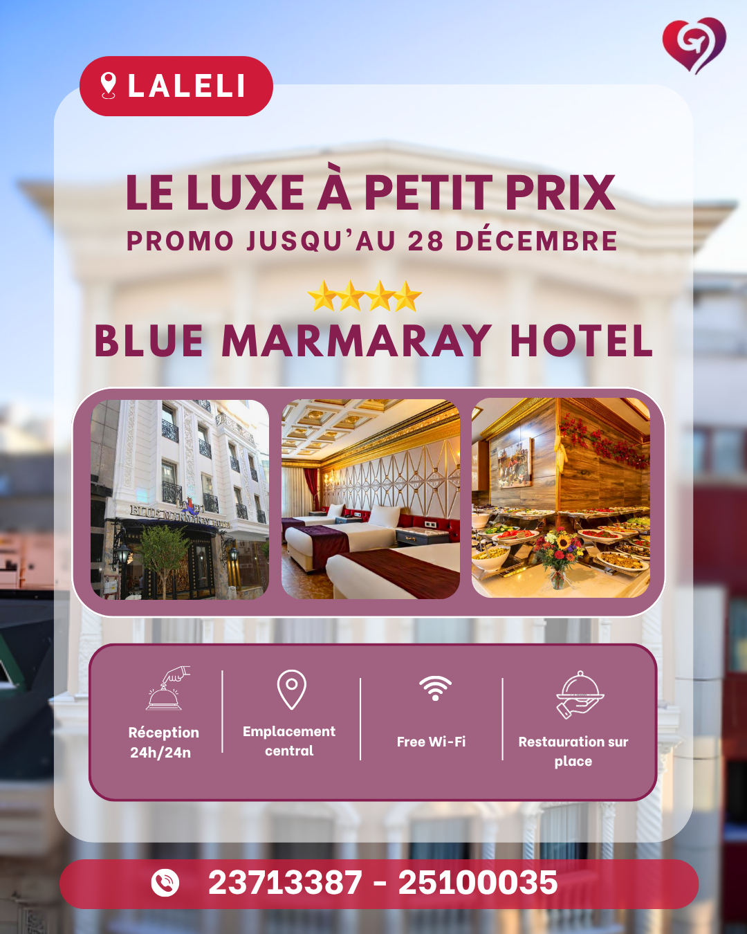 عرض خاص فندق BLUE MARMARAY 4⭐